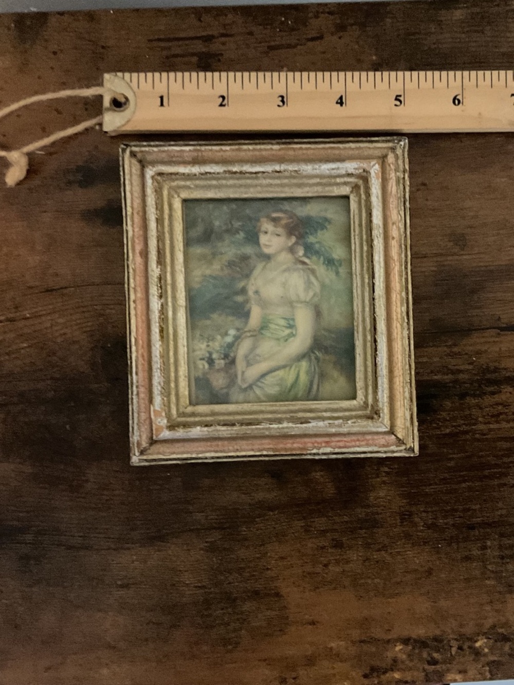 Tiny old frame